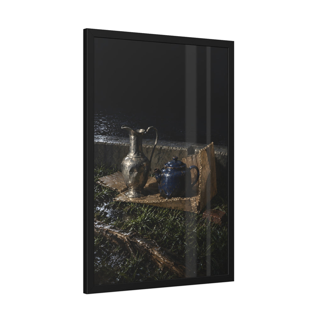 "The Teapot to Its Base": A Garabaggio Framed Print