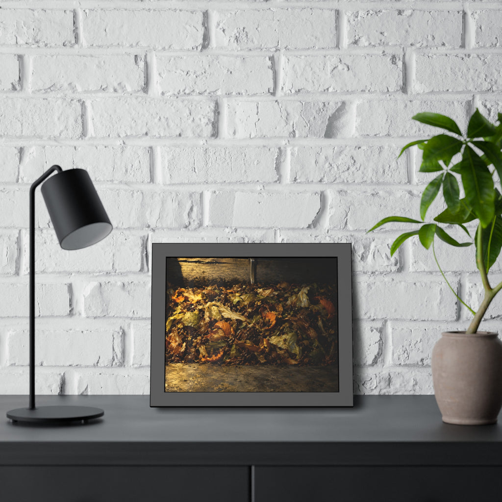 "The Peel Going Dull": A Garabaggio Framed Print