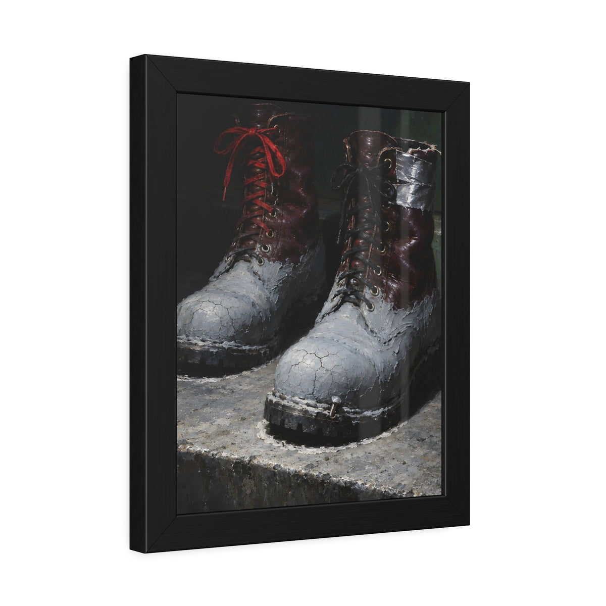 "The First Crazing": A Garabaggio Framed Print