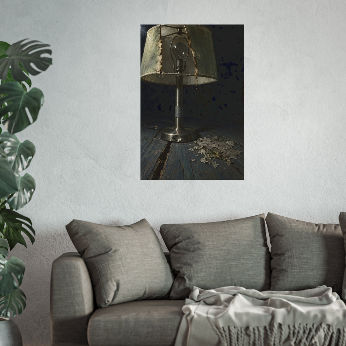 "The Bare Bulb": A Garabaggio Fine Art Print