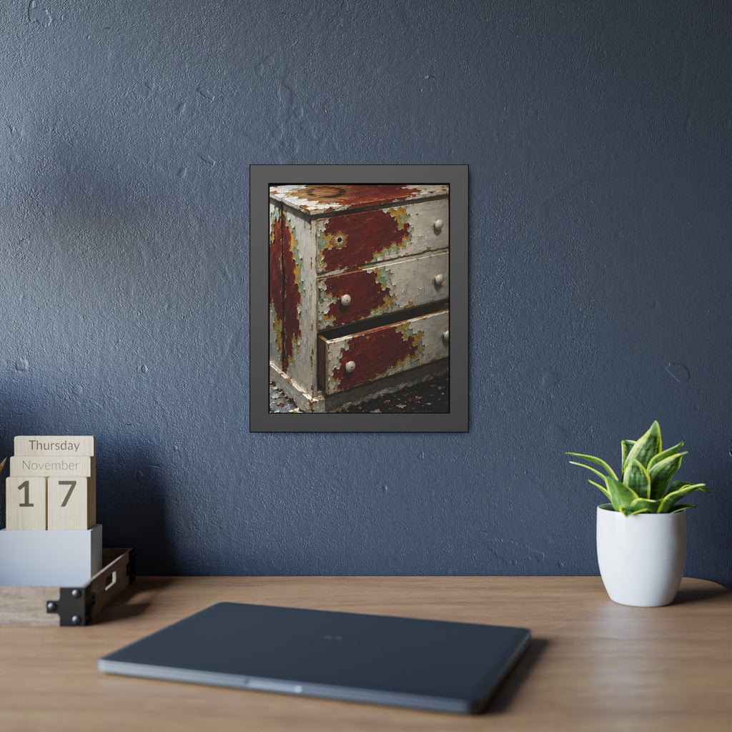 "The Brick Red Under Everything": A Garabaggio Framed Print