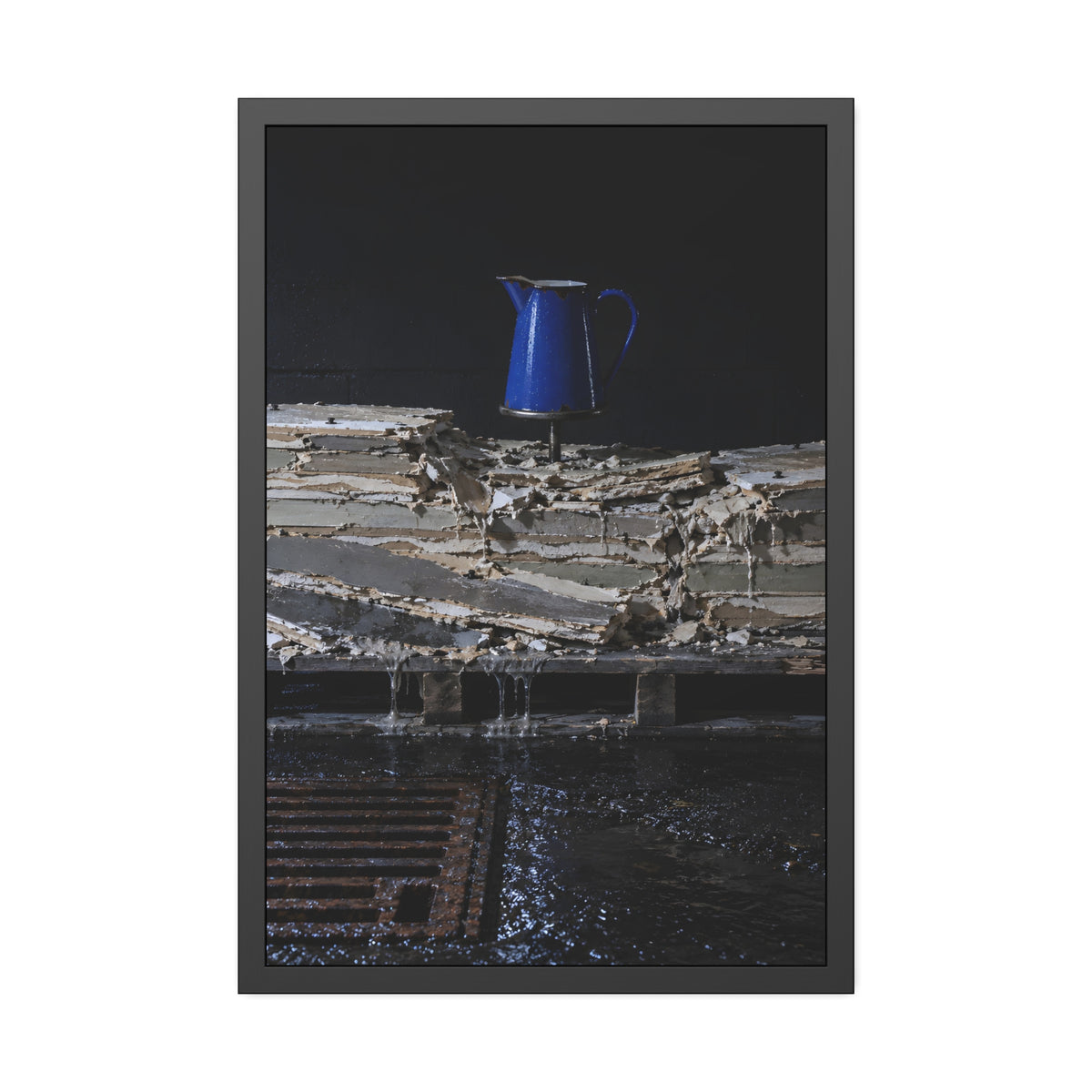 "The Jug Stands Clear": A Garabaggio Framed Print