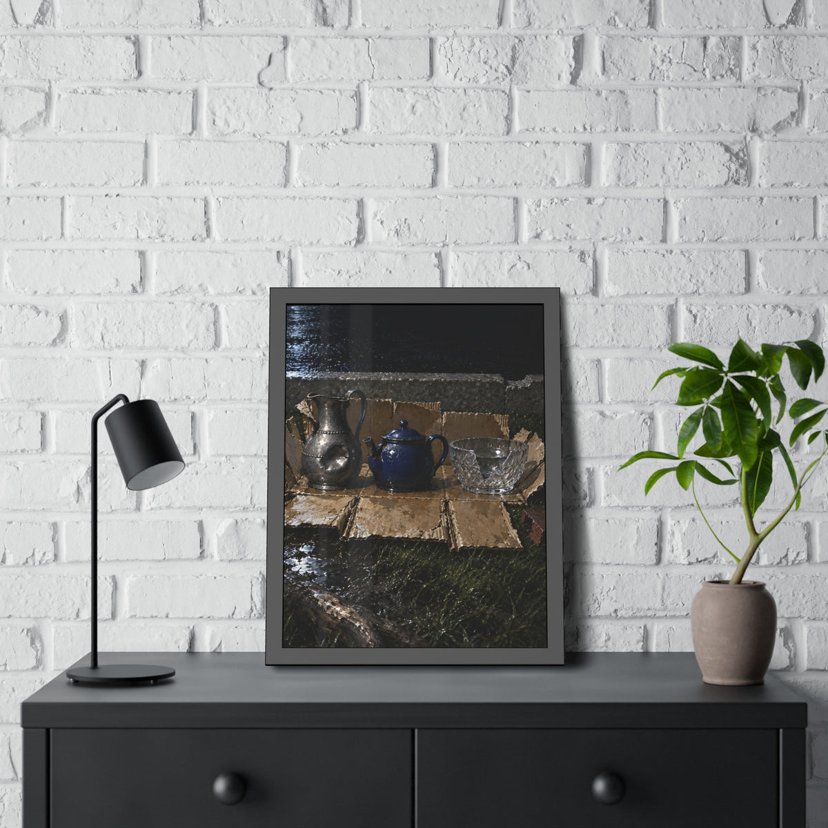 "The Walls Laid Down": A Garabaggio Framed Print