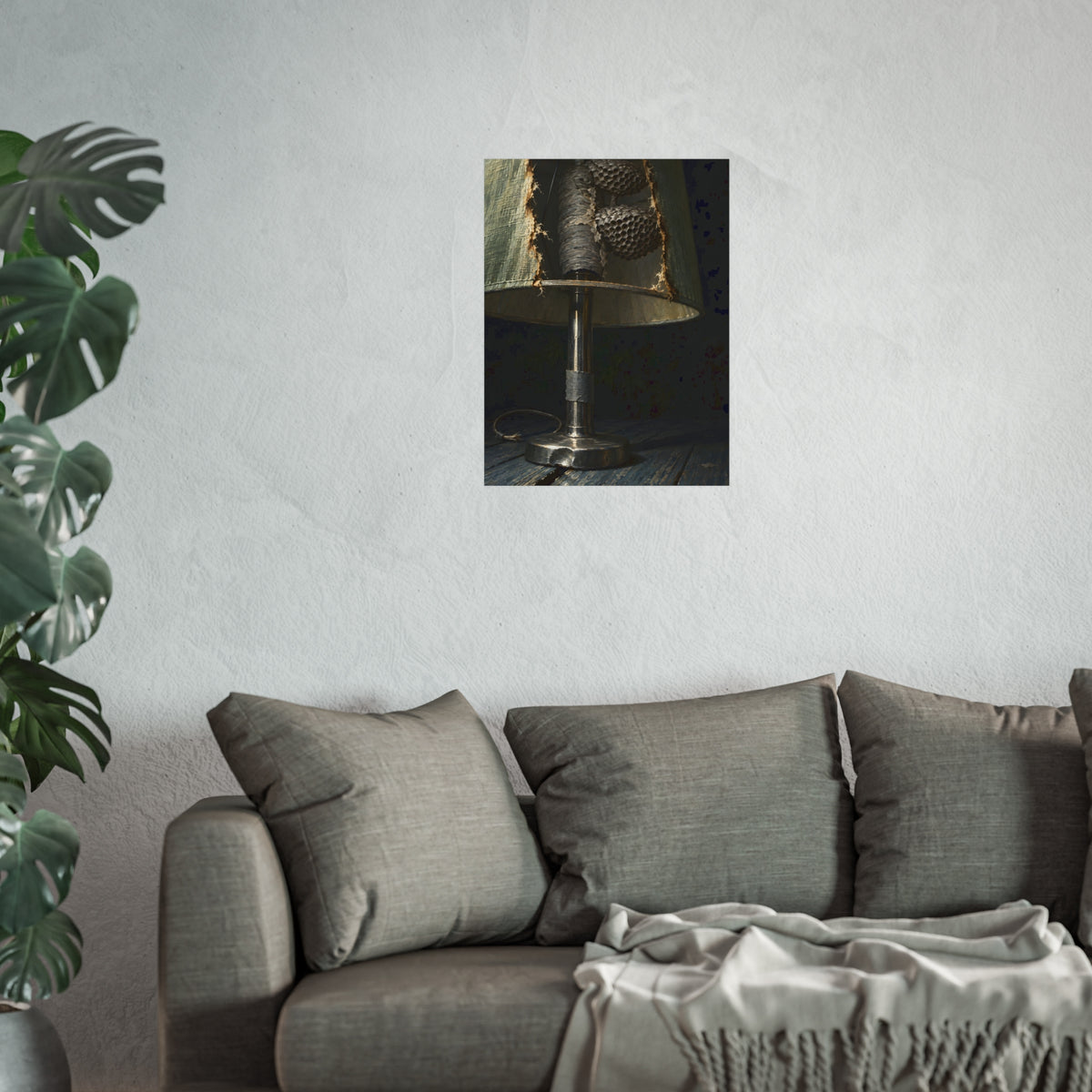 "The Two Grey Plates": A Garabaggio Fine Art Print