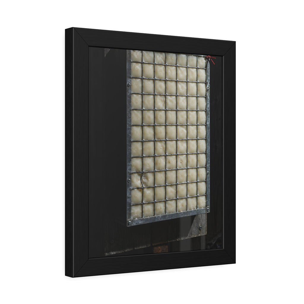 "The Box as Poured": A Garabaggio Framed Print
