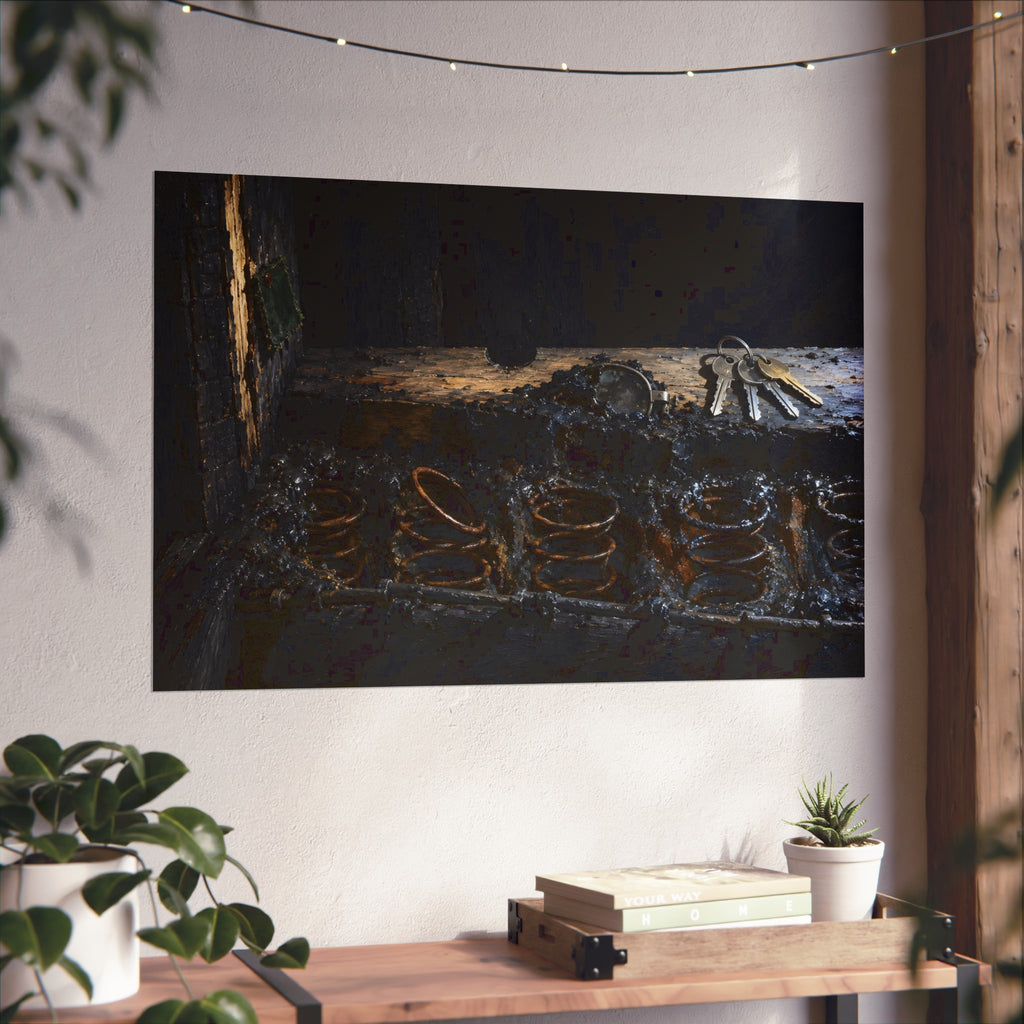 "The Hinge in the Black": A Garabaggio Fine Art Print