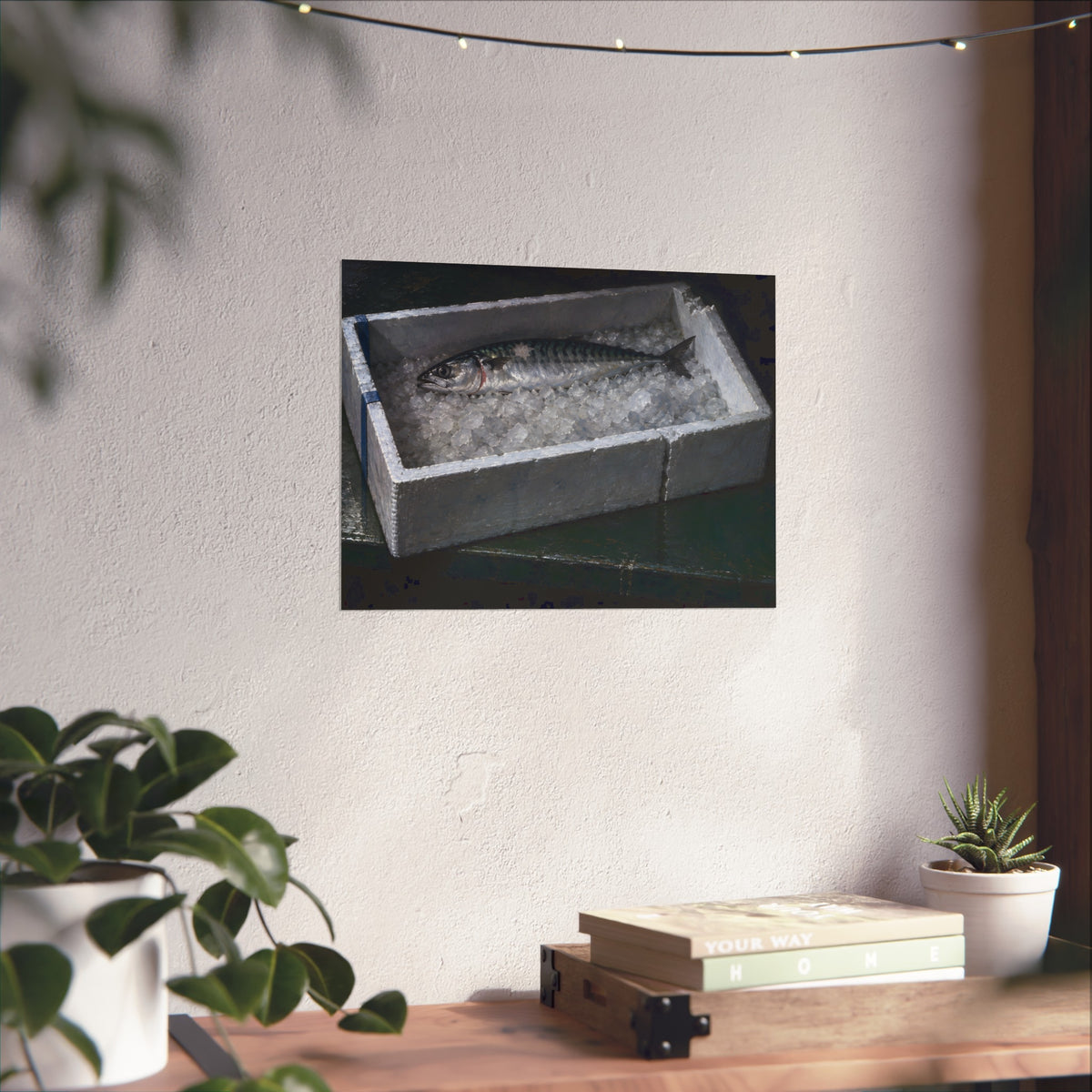 "The Ice Sunk Below the Rim": A Garabaggio Fine Art Print