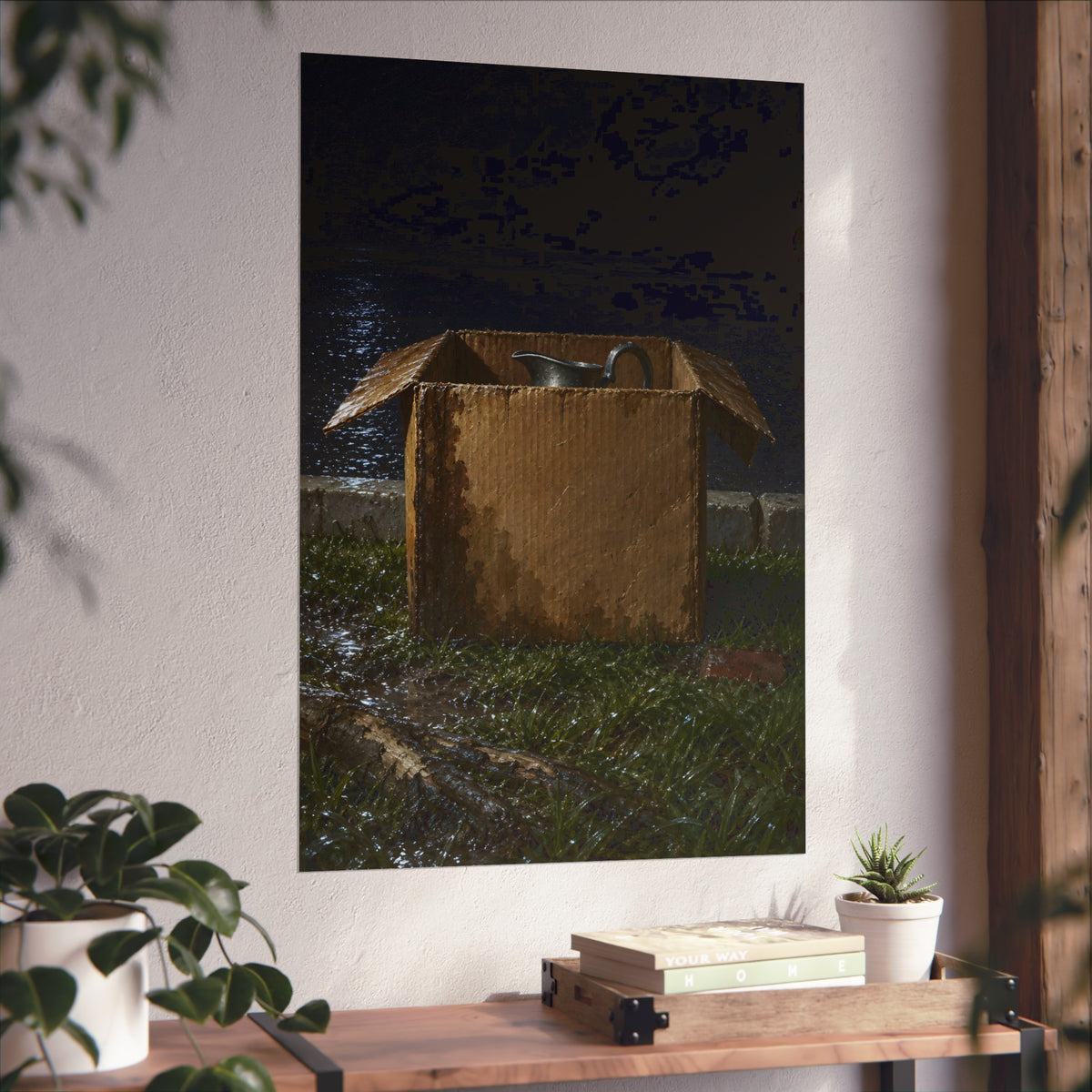 "The Lip Above the Flaps": A Garabaggio Fine Art Print