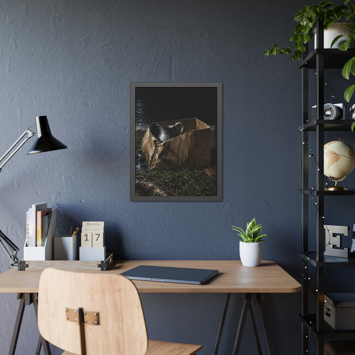 "The Bent Handle": A Garabaggio Framed Print