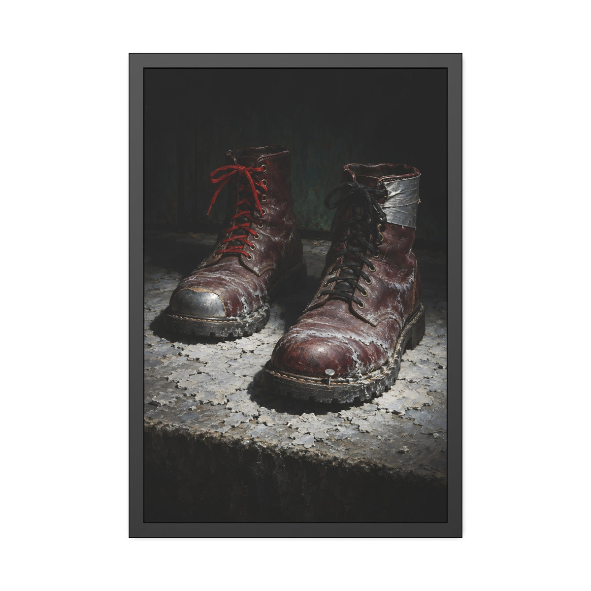 "The Salt Lines": A Garabaggio Framed Print