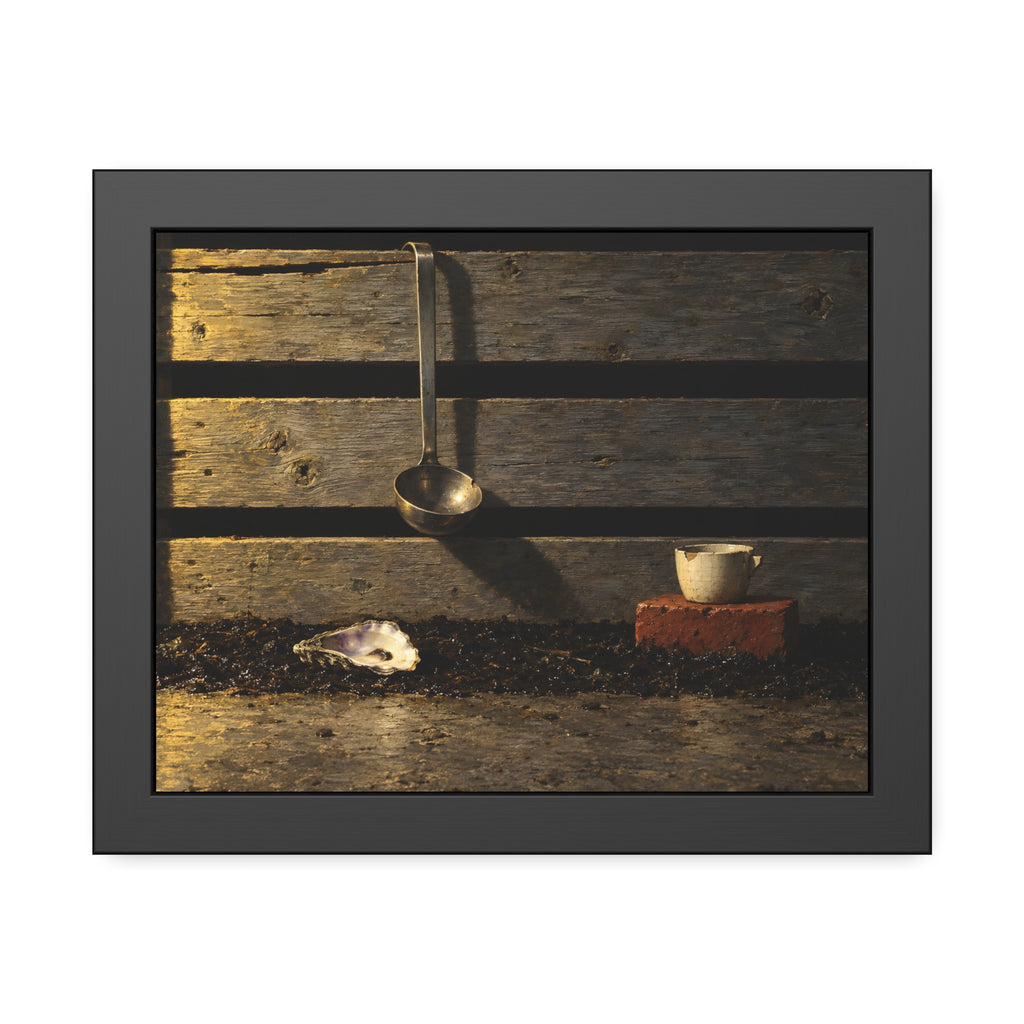 "The Oyster Clear": A Garabaggio Framed Print
