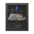 "What the Block Gave Back": A Garabaggio Framed Print