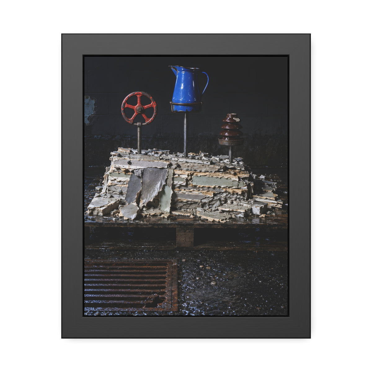 "What the Block Gave Back": A Garabaggio Framed Print