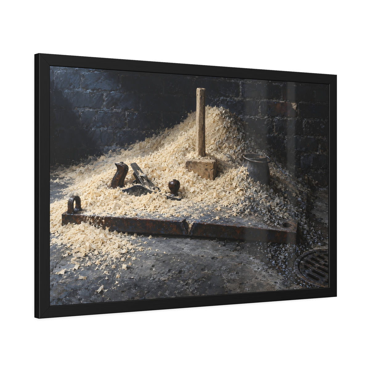 "The Plane Surfaces": A Garabaggio Framed Print