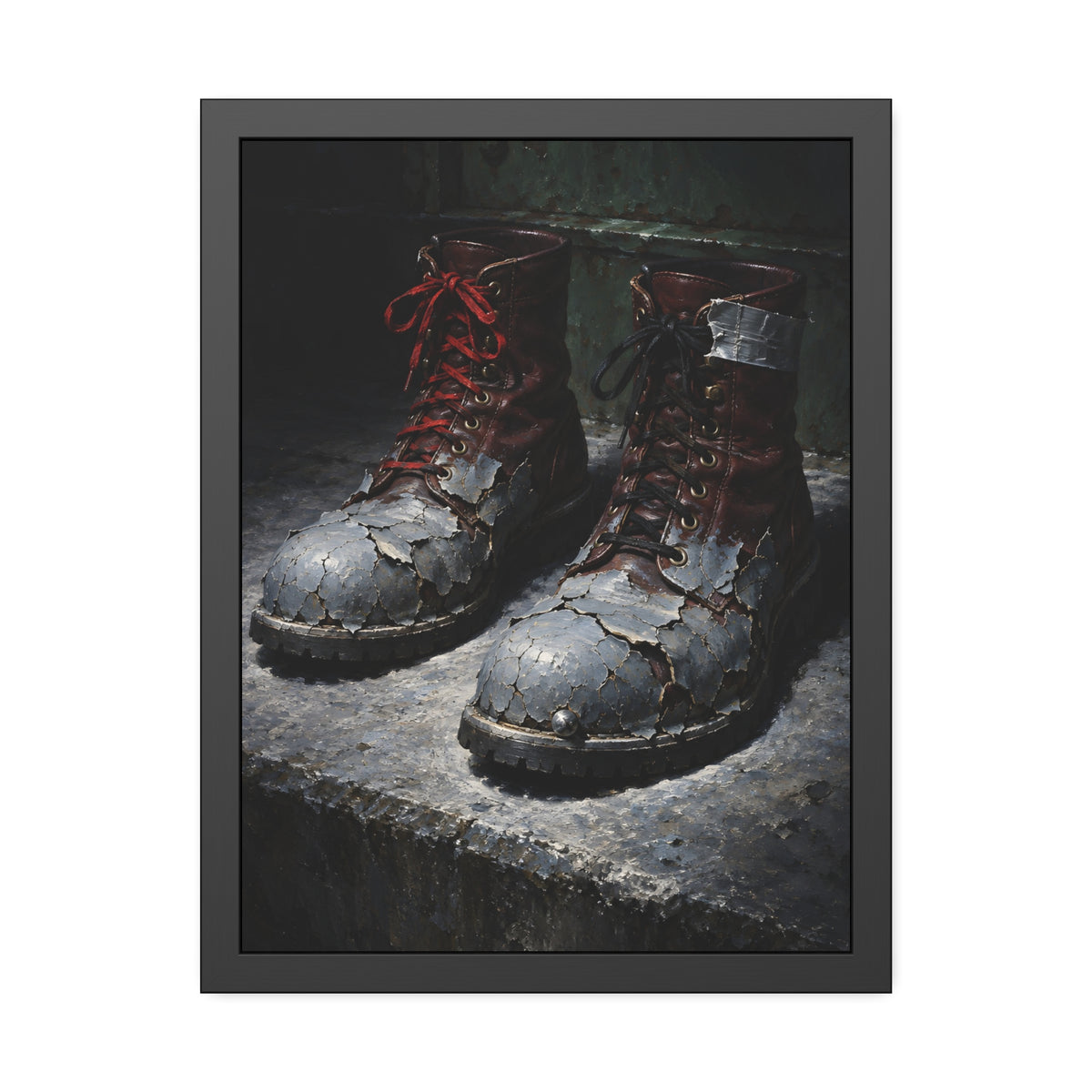 "The Plates Lifting": A Garabaggio Framed Print