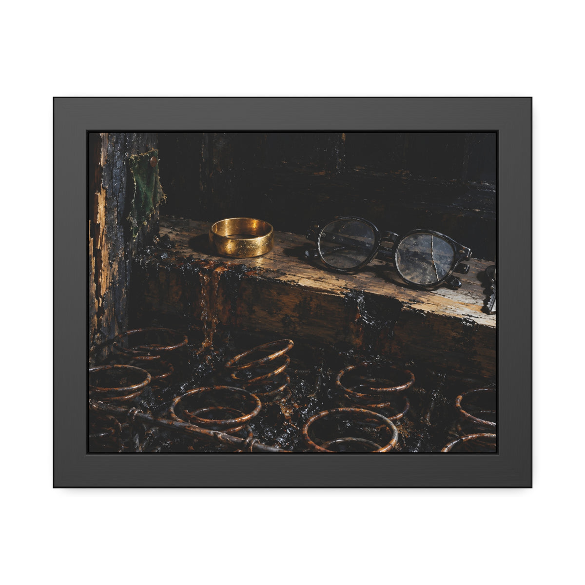 "The Band on the Rail": A Garabaggio Framed Print