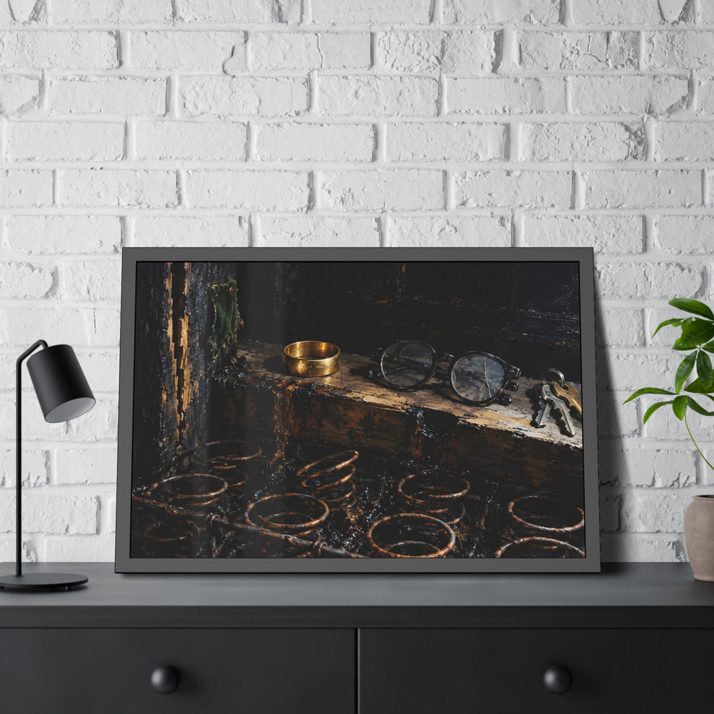 "The Band on the Rail": A Garabaggio Framed Print