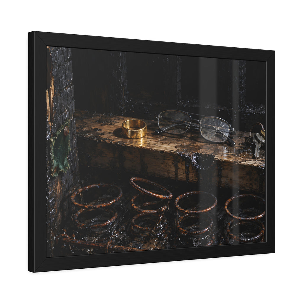 "What the Sofa Kept": A Garabaggio Framed Print