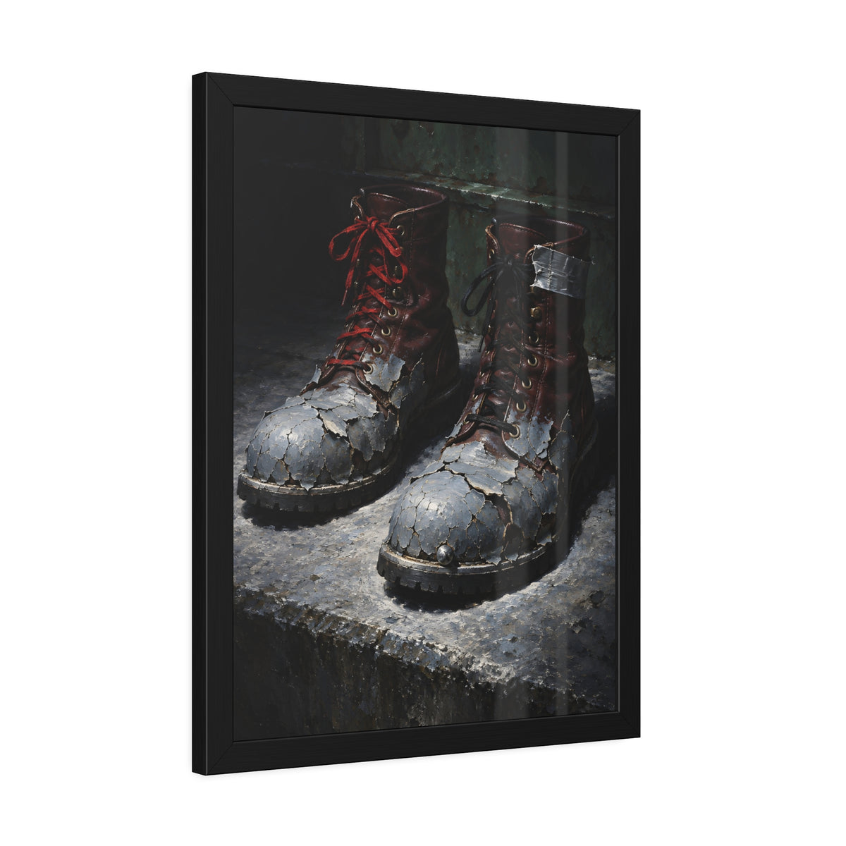 "The Plates Lifting": A Garabaggio Framed Print