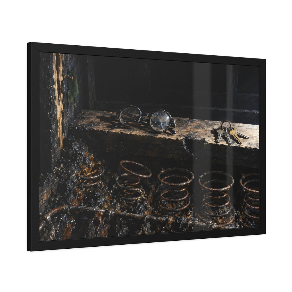 "The Glasses Clear": A Garabaggio Framed Print