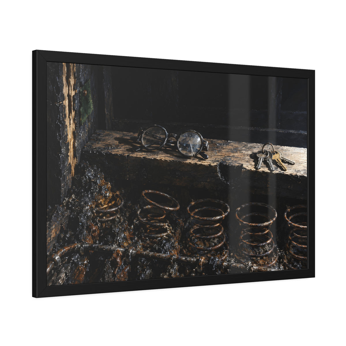 "The Glasses Clear": A Garabaggio Framed Print