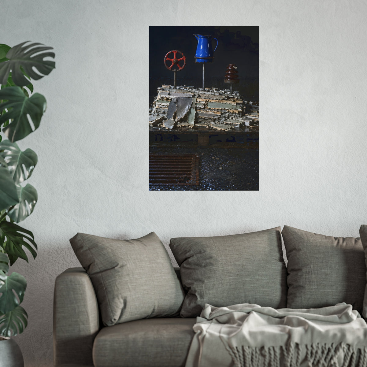"What the Block Gave Back": A Garabaggio Fine Art Print