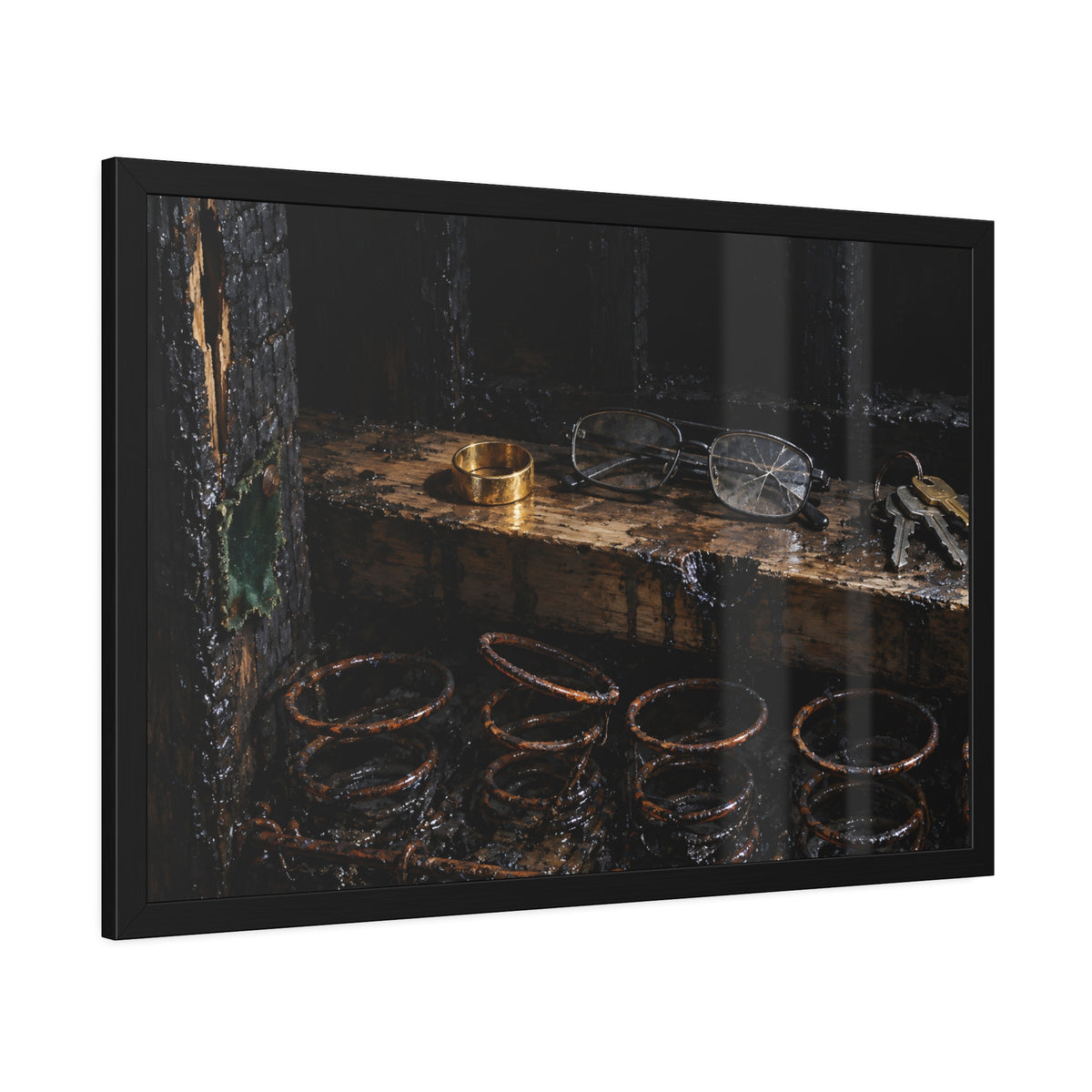 "What the Sofa Kept": A Garabaggio Framed Print