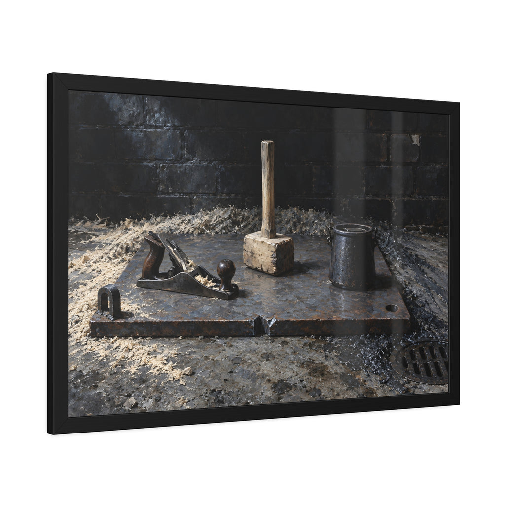 "The Three Returned": A Garabaggio Framed Print