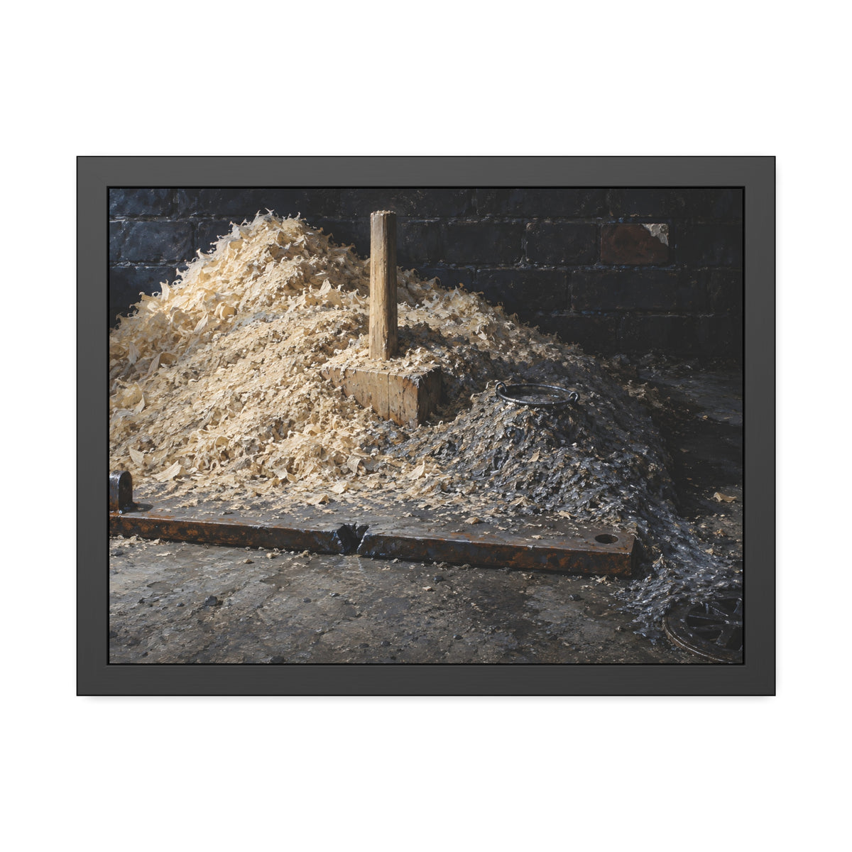 "The First Wash and the Rim": A Garabaggio Framed Print
