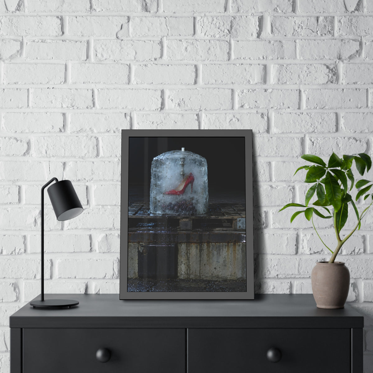 "The Wick in the Air": A Garabaggio Framed Print