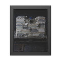 "The Blue Rim": A Garabaggio Framed Print