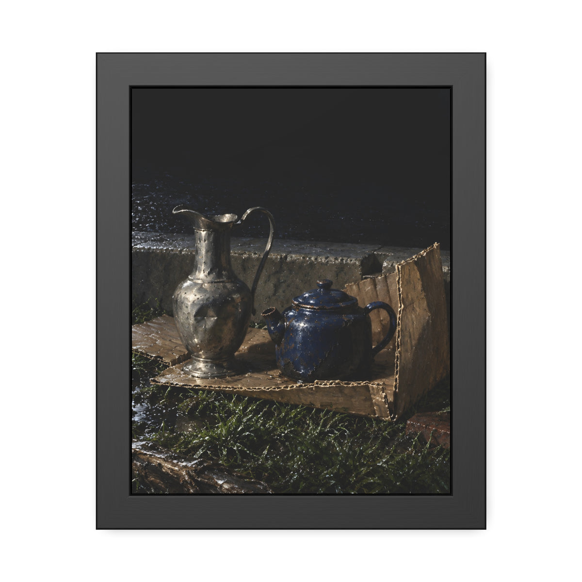 "The Teapot to Its Base": A Garabaggio Framed Print