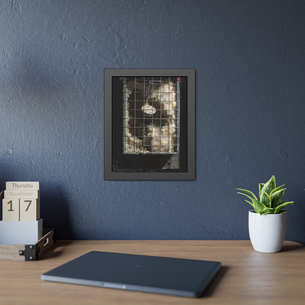 "The Ladle on Its Hook": A Garabaggio Framed Print