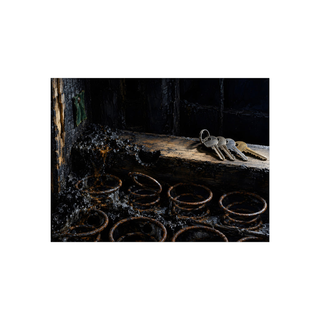 "The Keys on the Rail": A Garabaggio Fine Art Print