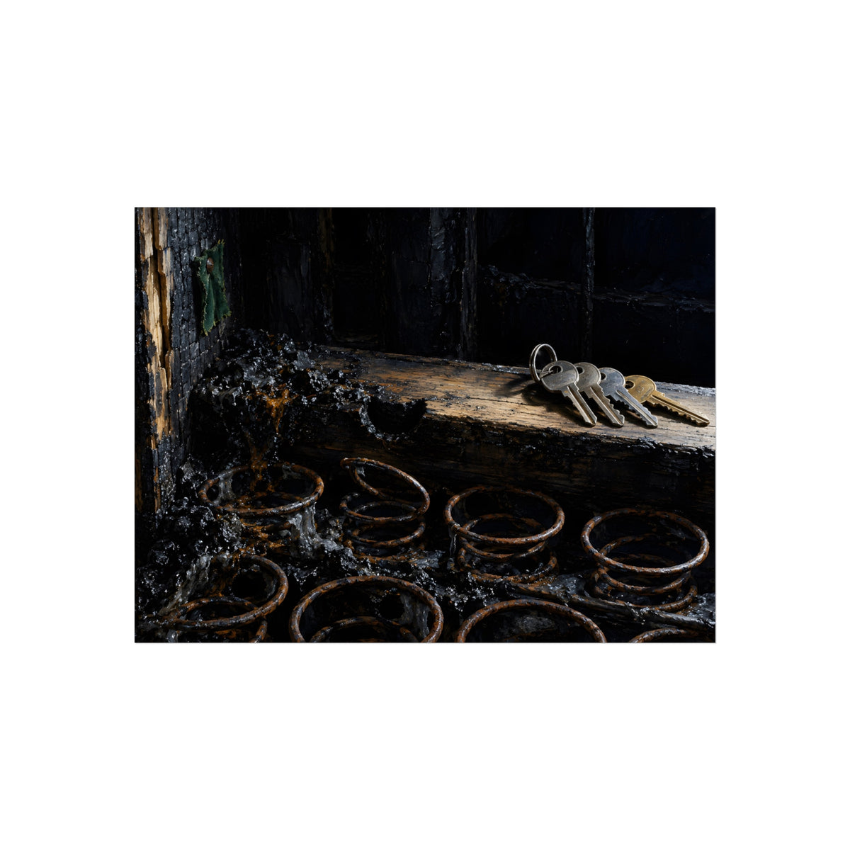 "The Keys on the Rail": A Garabaggio Fine Art Print