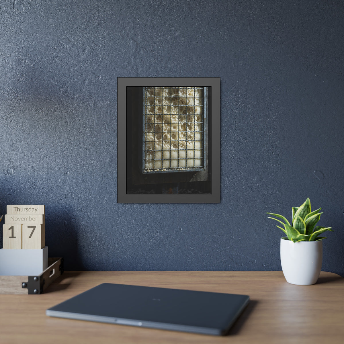 "The First Pitting": A Garabaggio Framed Print