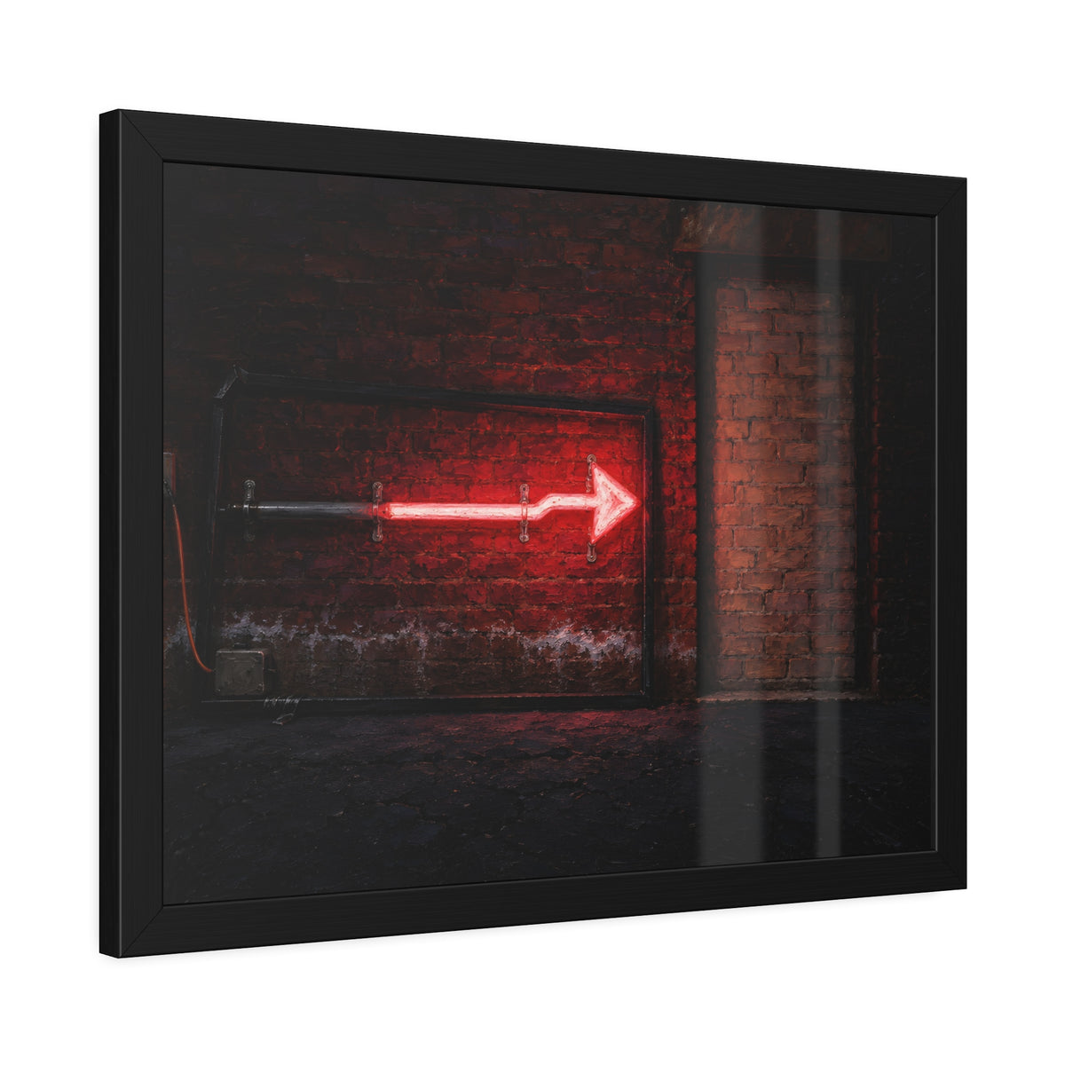 "The Arrow After Winter": A Garabaggio Framed Print