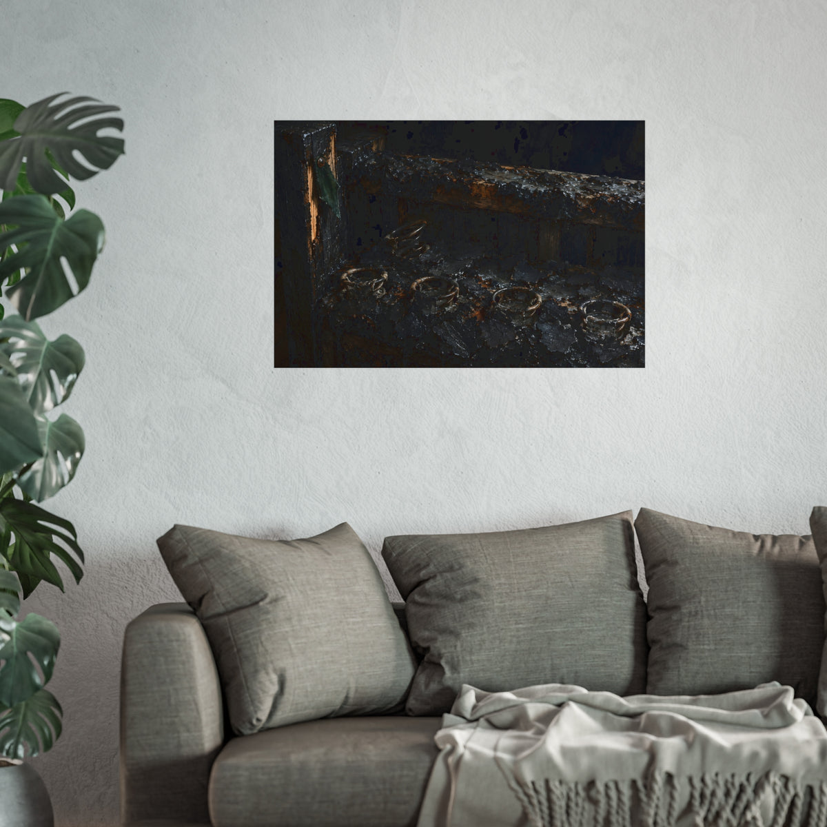"The Crust Breaking on the Coils": A Garabaggio Fine Art Print