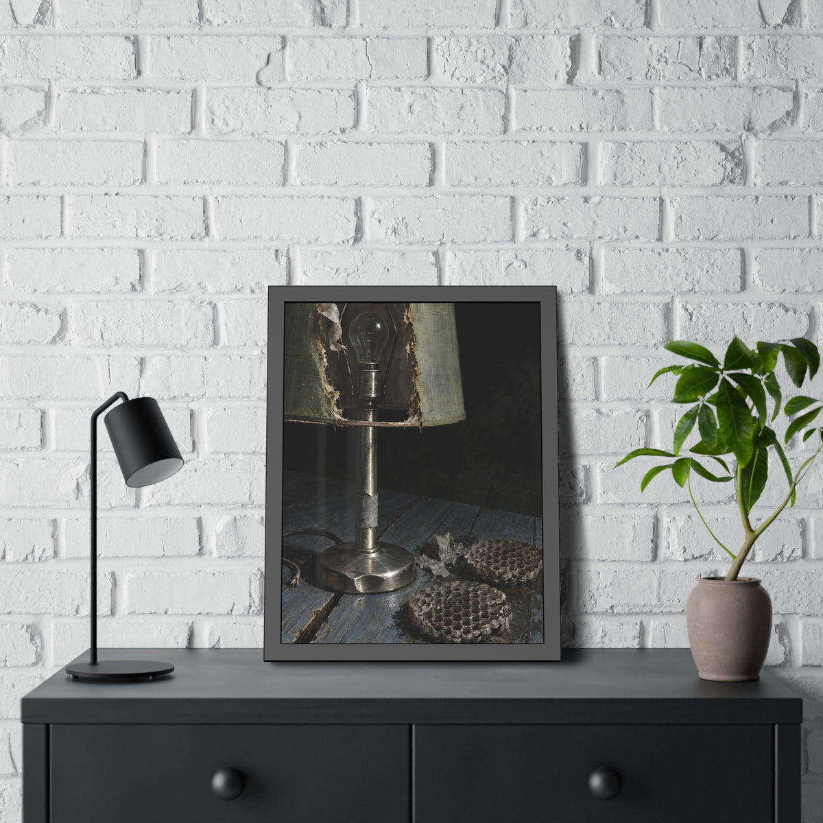 "The Upper Tier Down": A Garabaggio Framed Print
