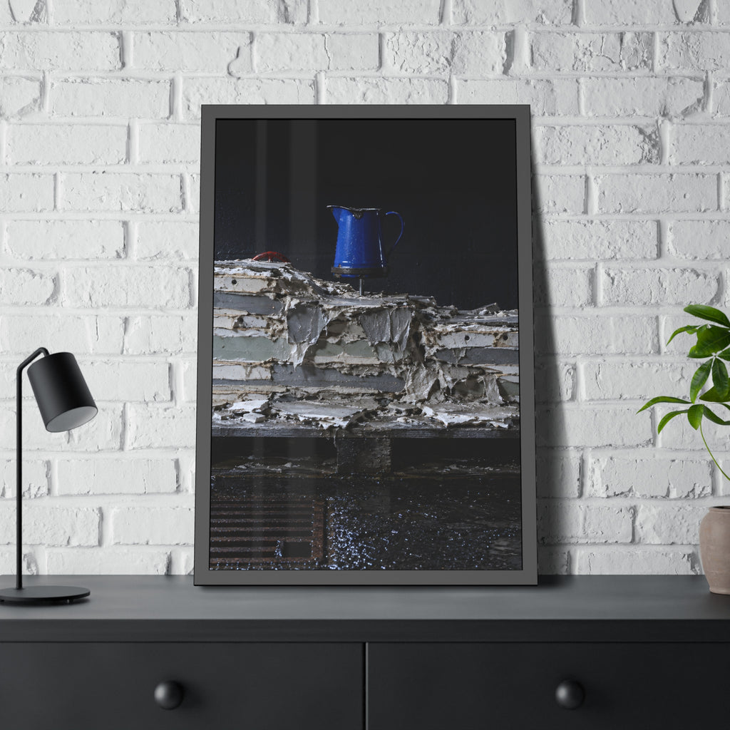 "The Red Arc": A Garabaggio Framed Print
