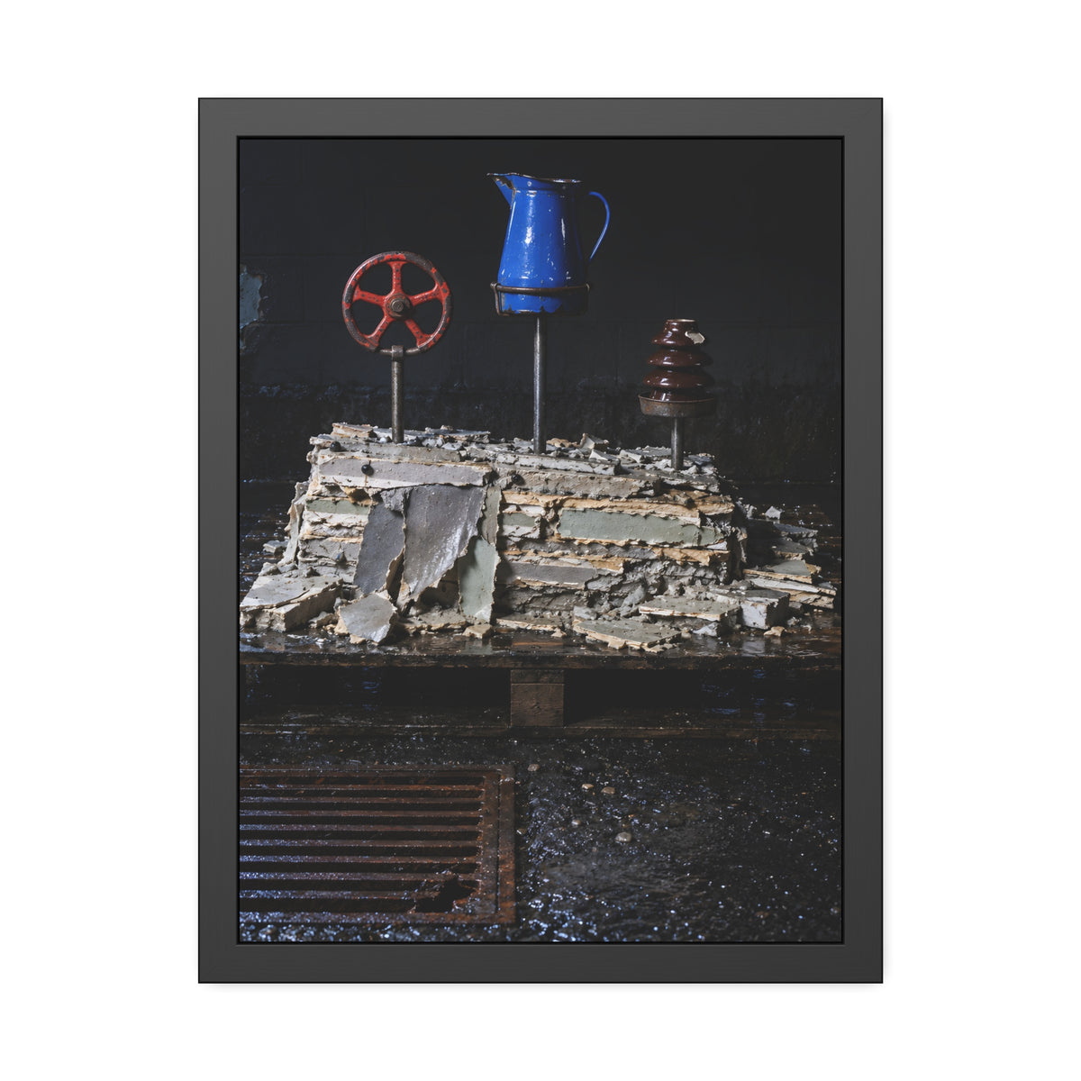 "What the Block Gave Back": A Garabaggio Framed Print