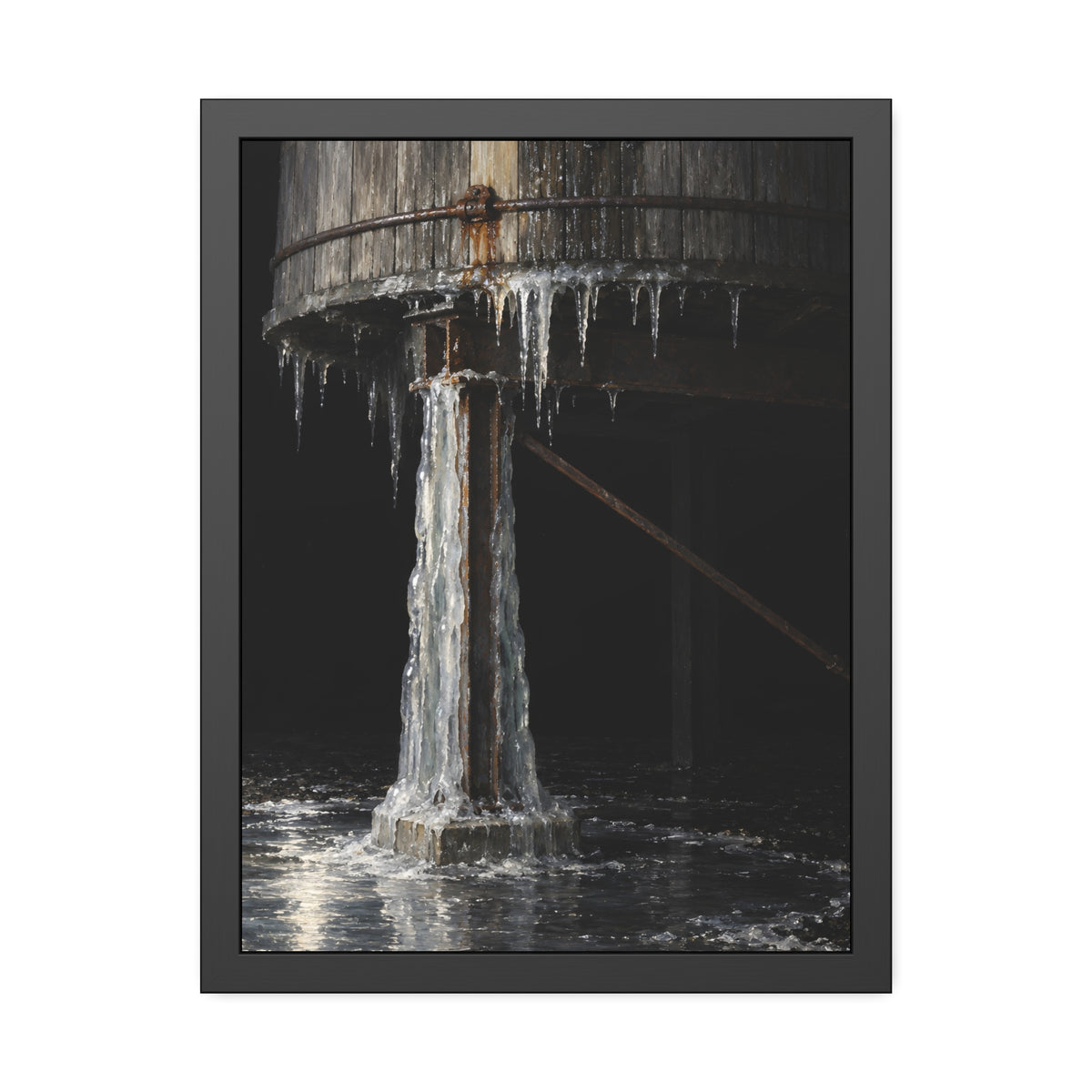 "The Glazed Deck": A Garabaggio Framed Print