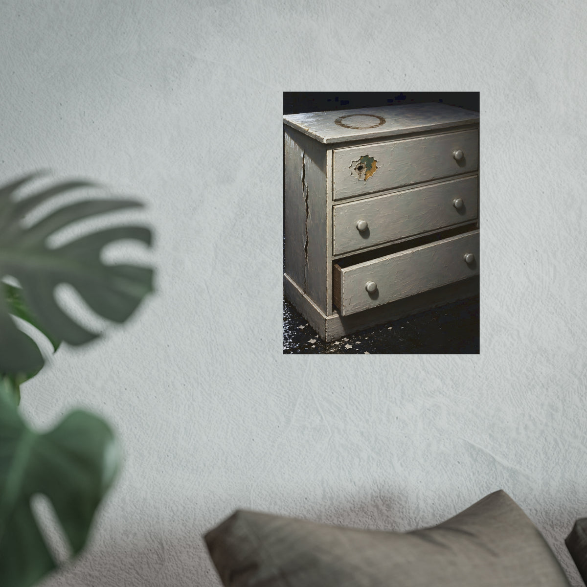 "The Chip Beside the Missing Knob": A Garabaggio Fine Art Print