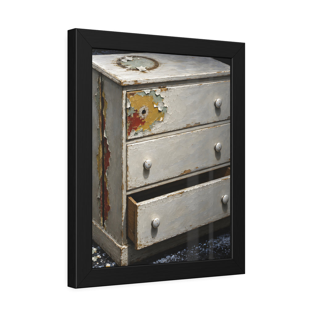 "The Side Split Opens": A Garabaggio Framed Print