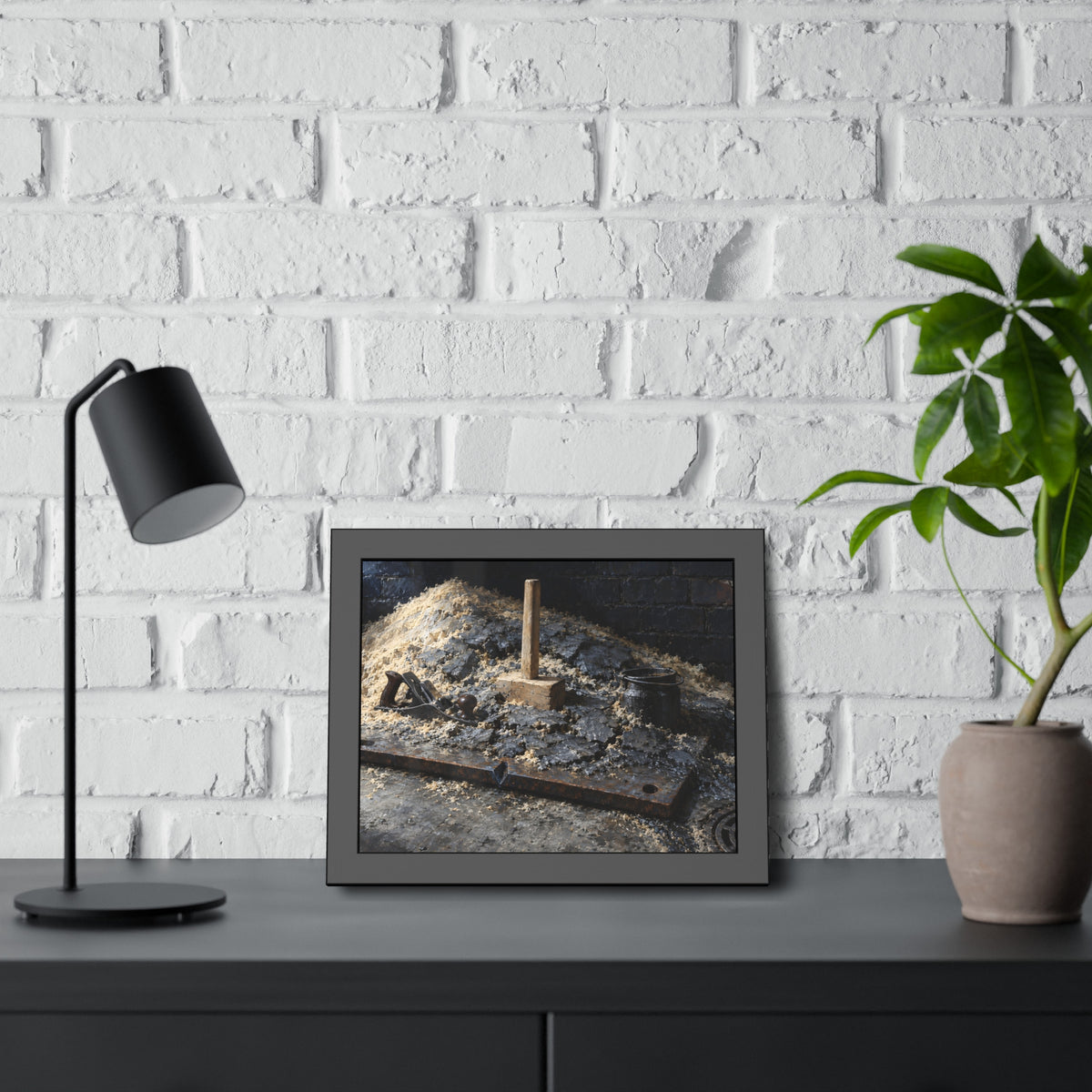 "The Crust Breaking": A Garabaggio Framed Print