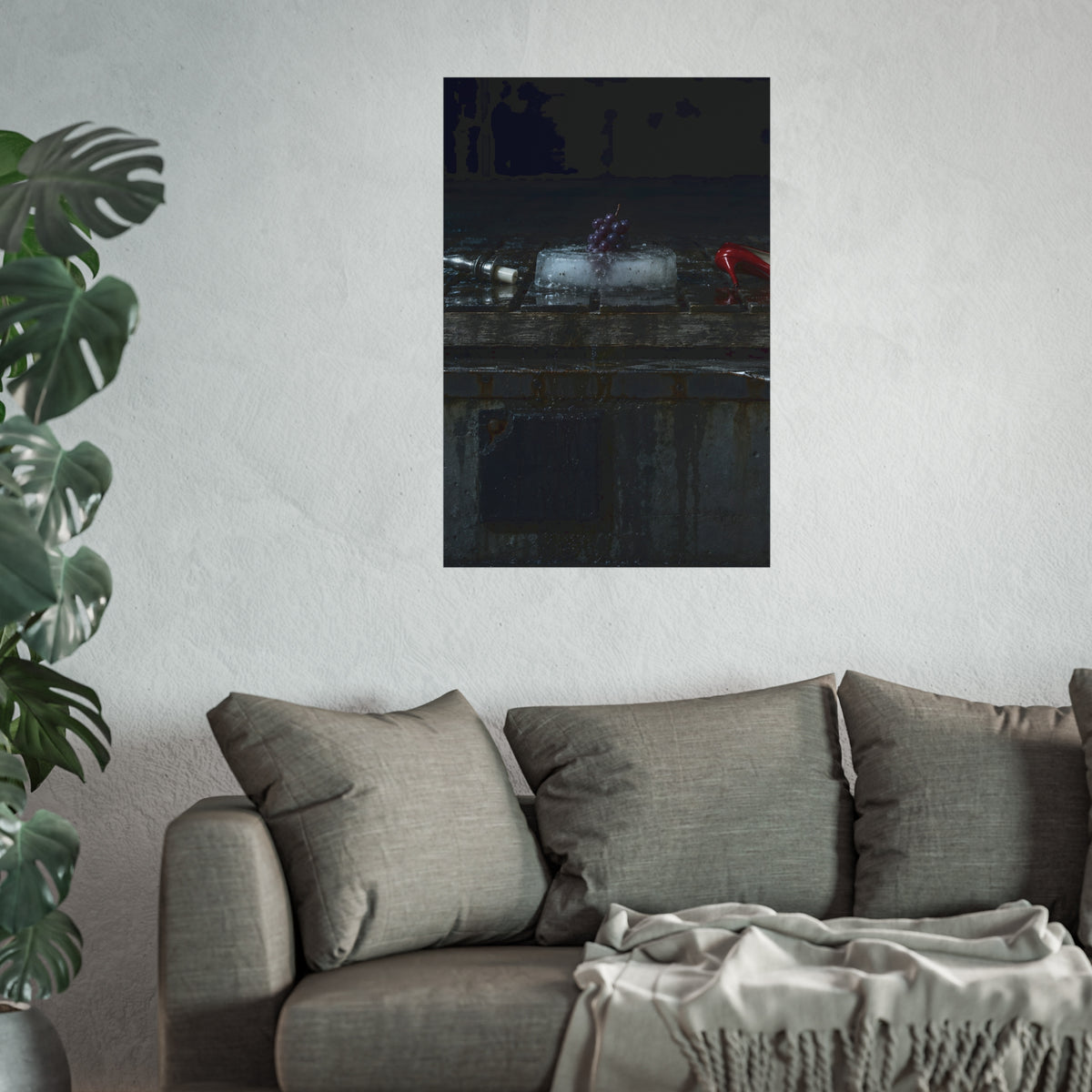 "The Grapes in the Slab": A Garabaggio Fine Art Print