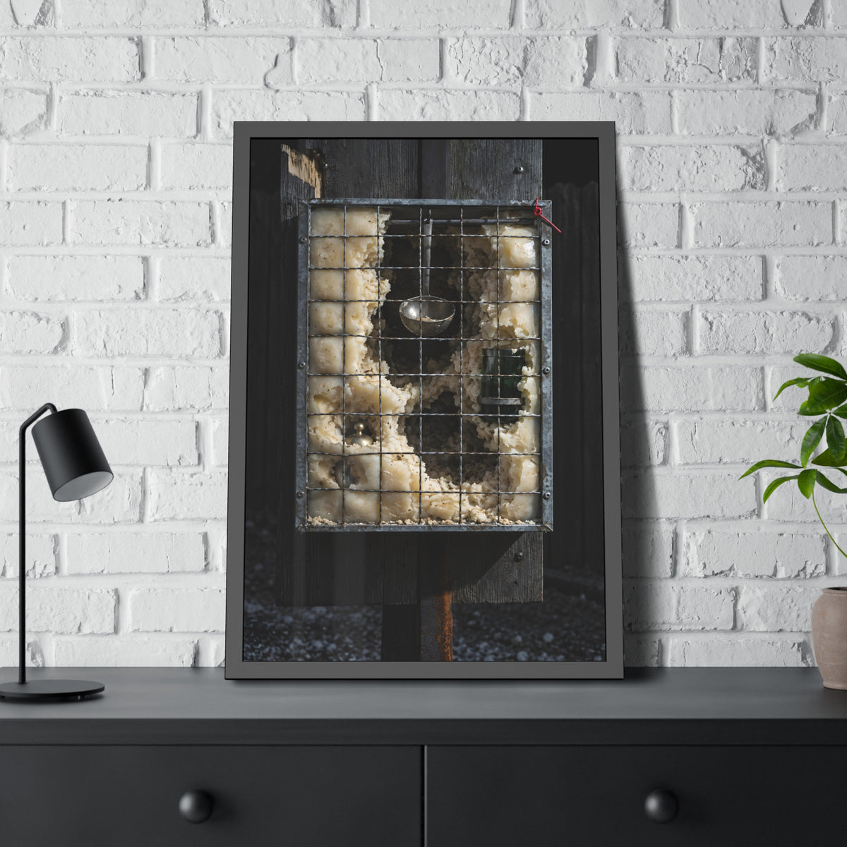 "The Brass Knob": A Garabaggio Framed Print