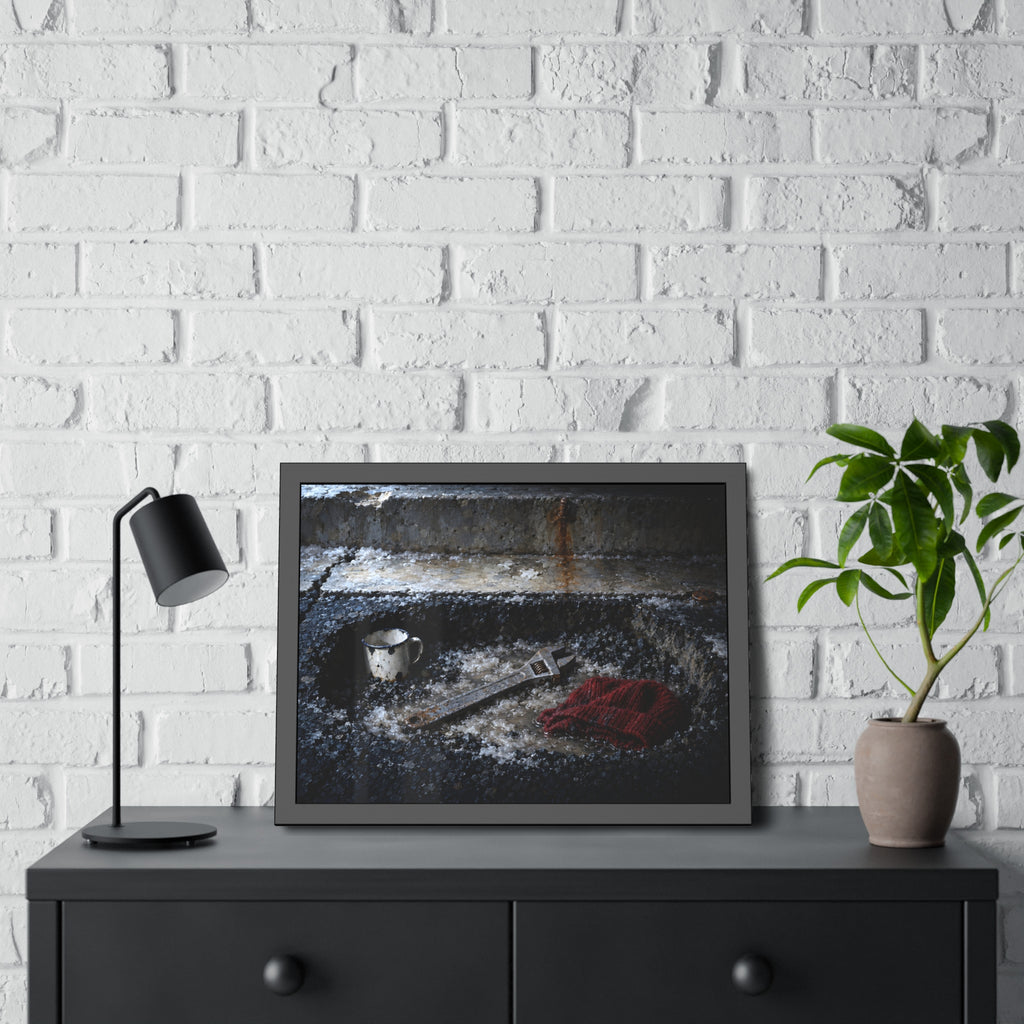 "The Wrench Laid Bare": A Garabaggio Framed Print