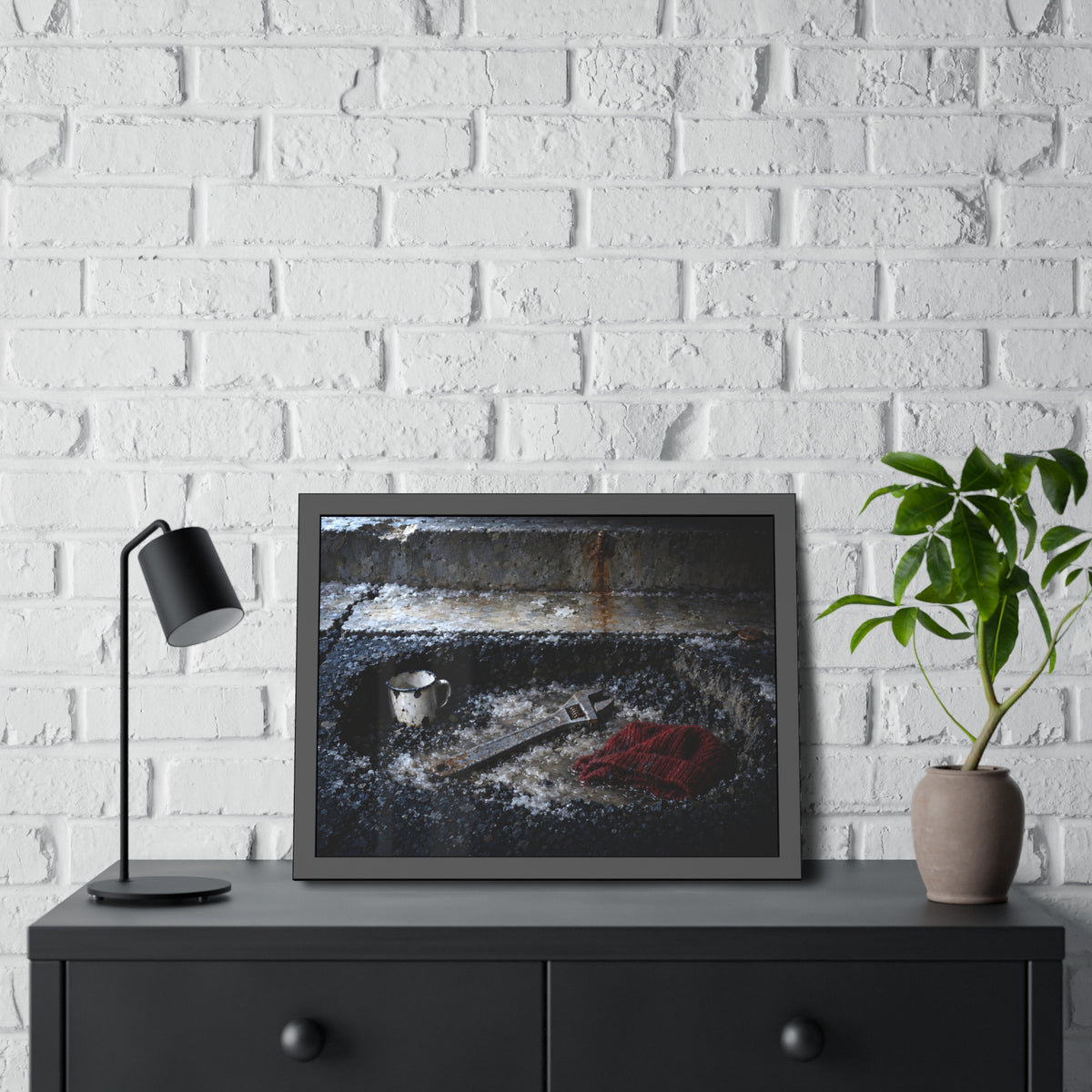 "The Wrench Laid Bare": A Garabaggio Framed Print