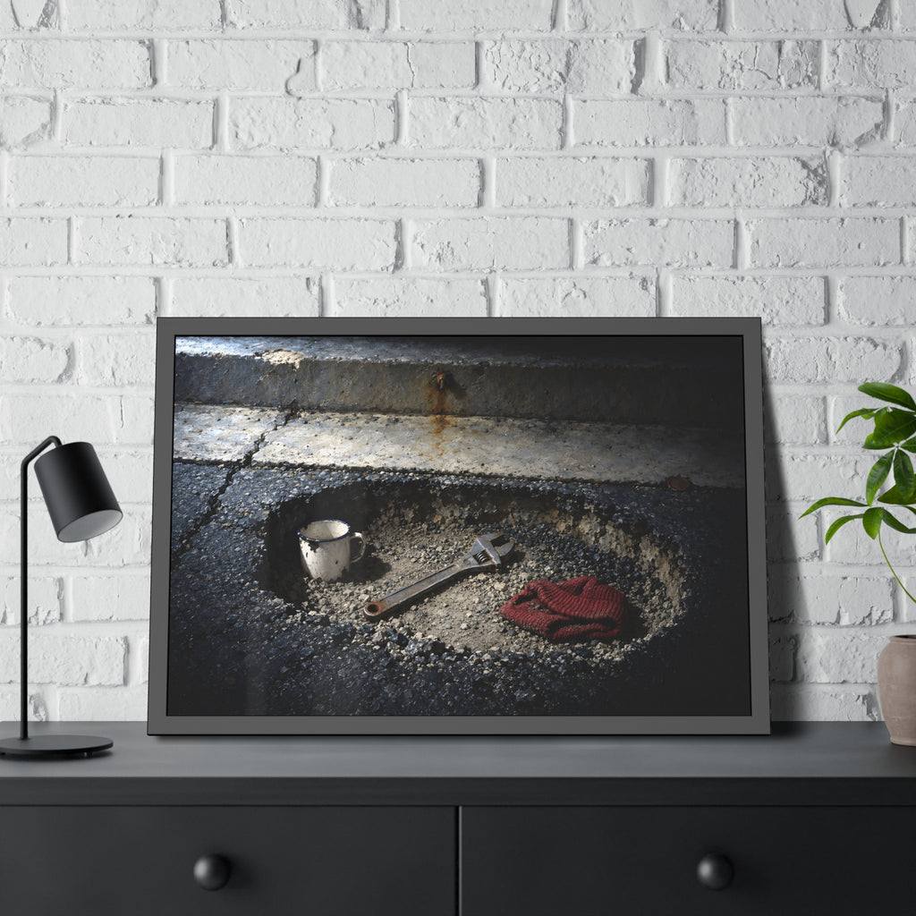"What the Street Gave Back": A Garabaggio Framed Print